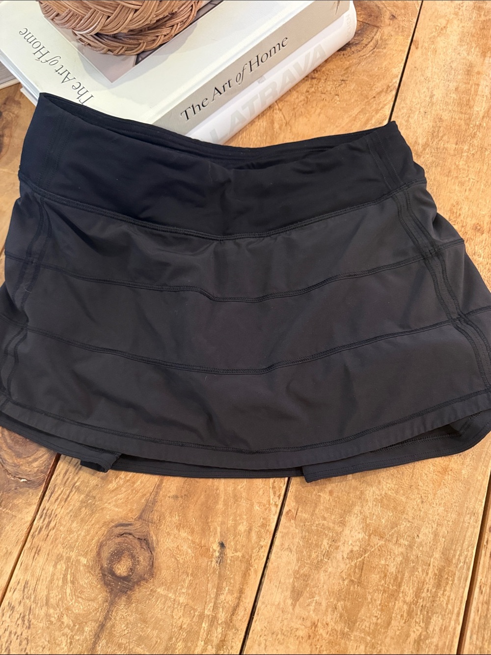 lululemon athletica Black Athletic Skort
